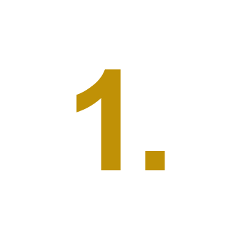 The image shows a large, bold number  1  with a simple black background, emphasizing its importance or status.